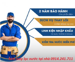 Sửa chữa và thay lõi lọc nước tại nhà